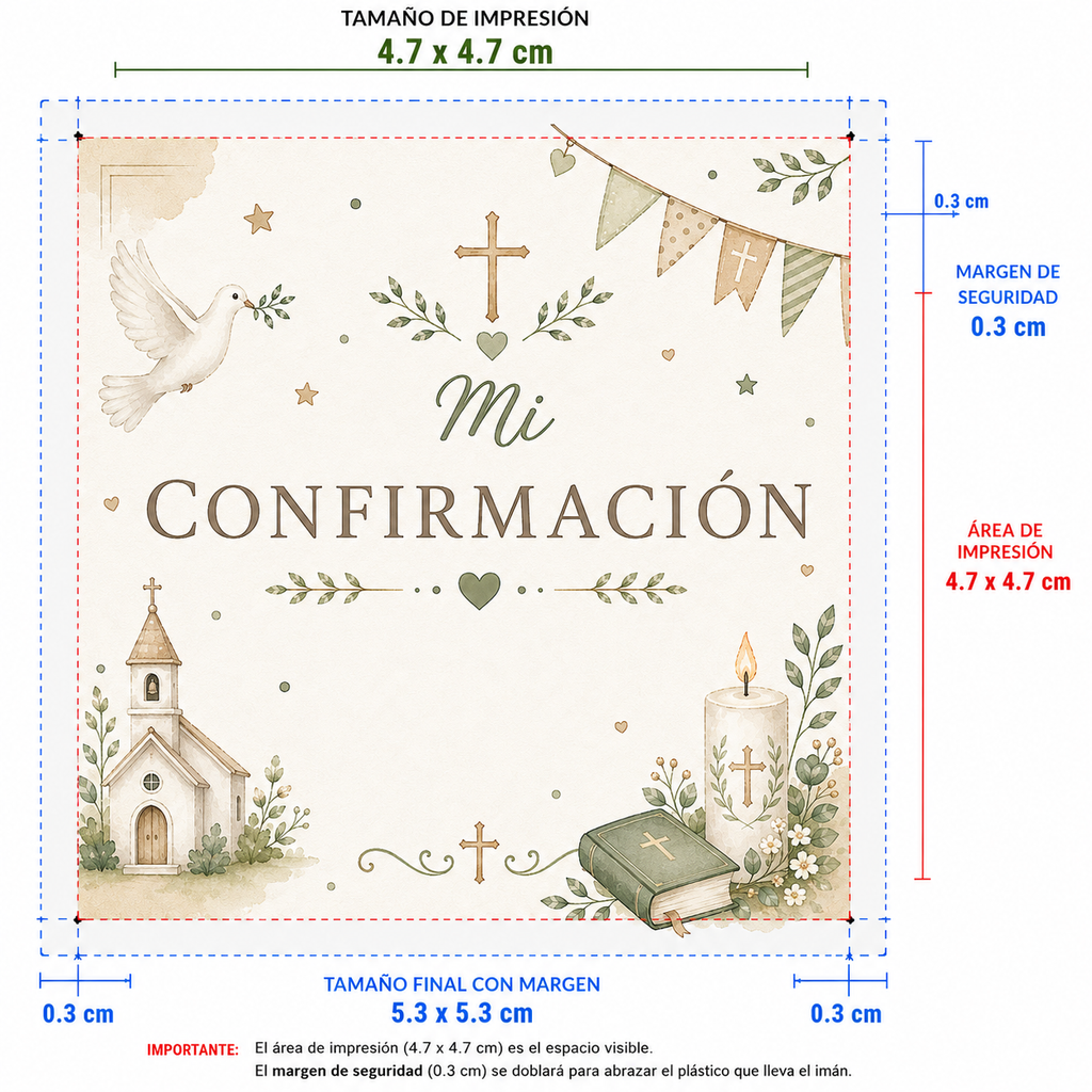 Mi Confirmación – Personaliza nombre y fecha