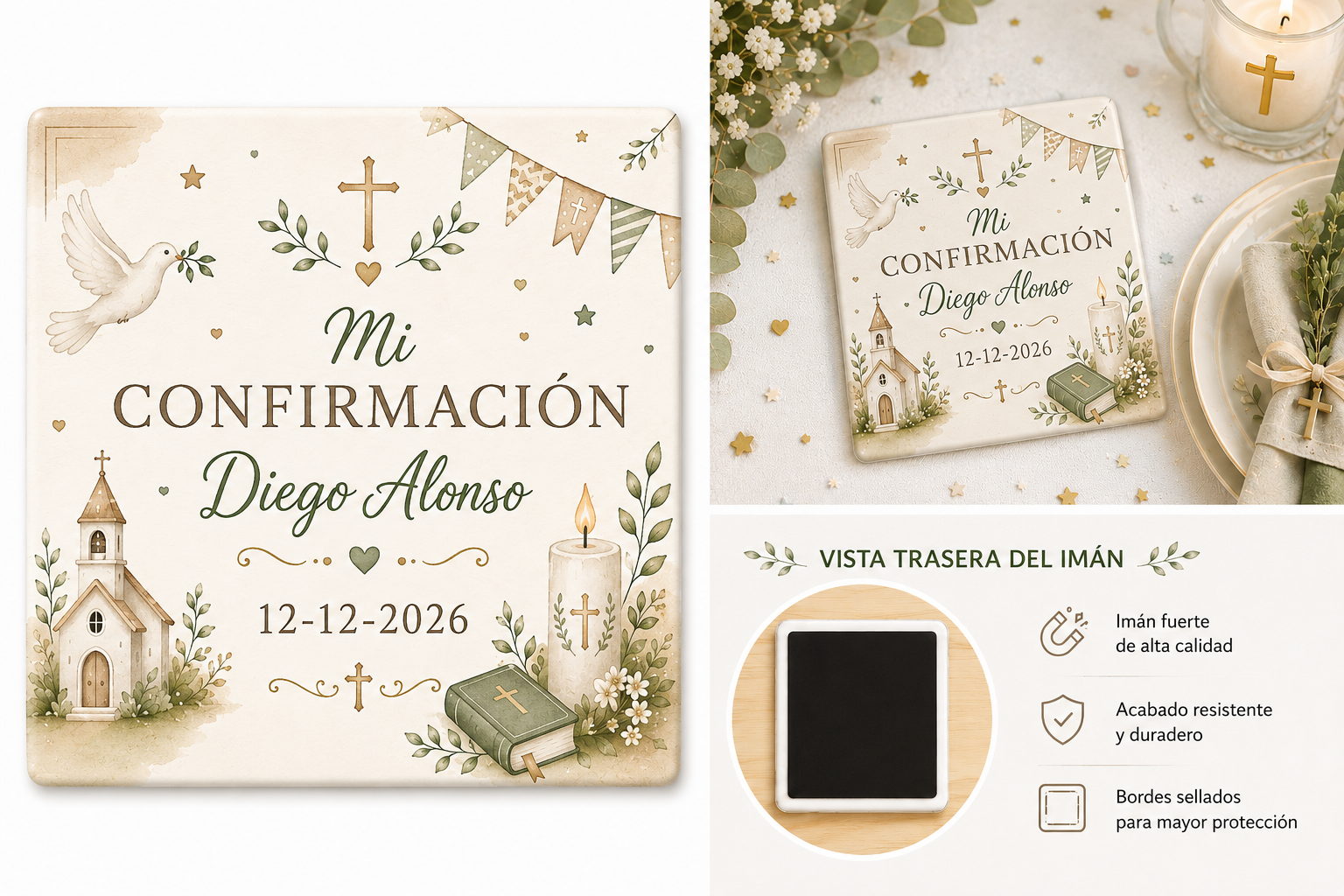 Mi Confirmación – Personaliza nombre y fecha