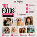 Imán personalizado 5x5 cm con Foto o Diseño