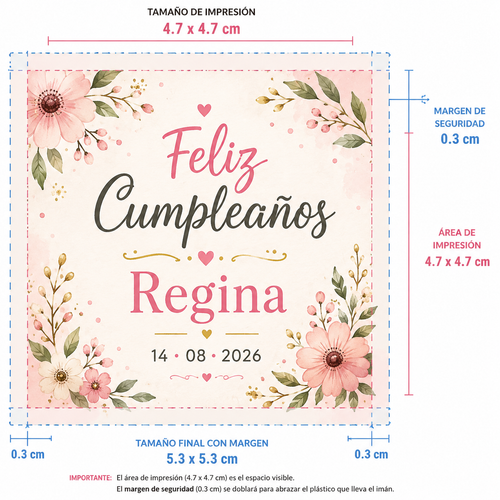 Feliz Cumpleaños para Niña – Personaliza nombre y fecha