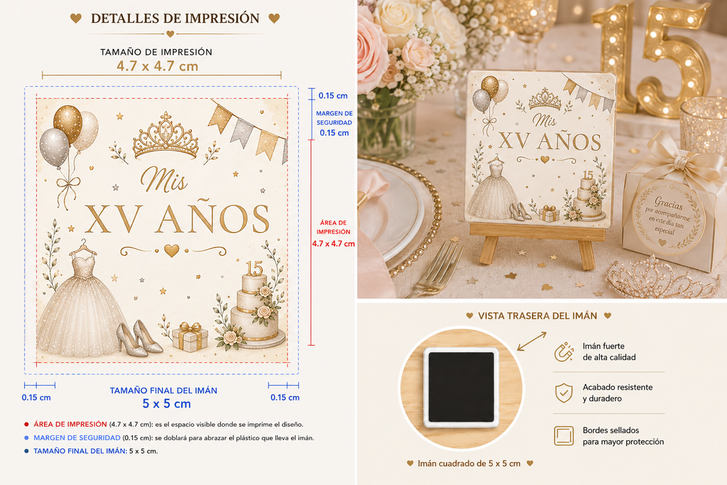 Ms XV años – Personaliza nombre y fecha
