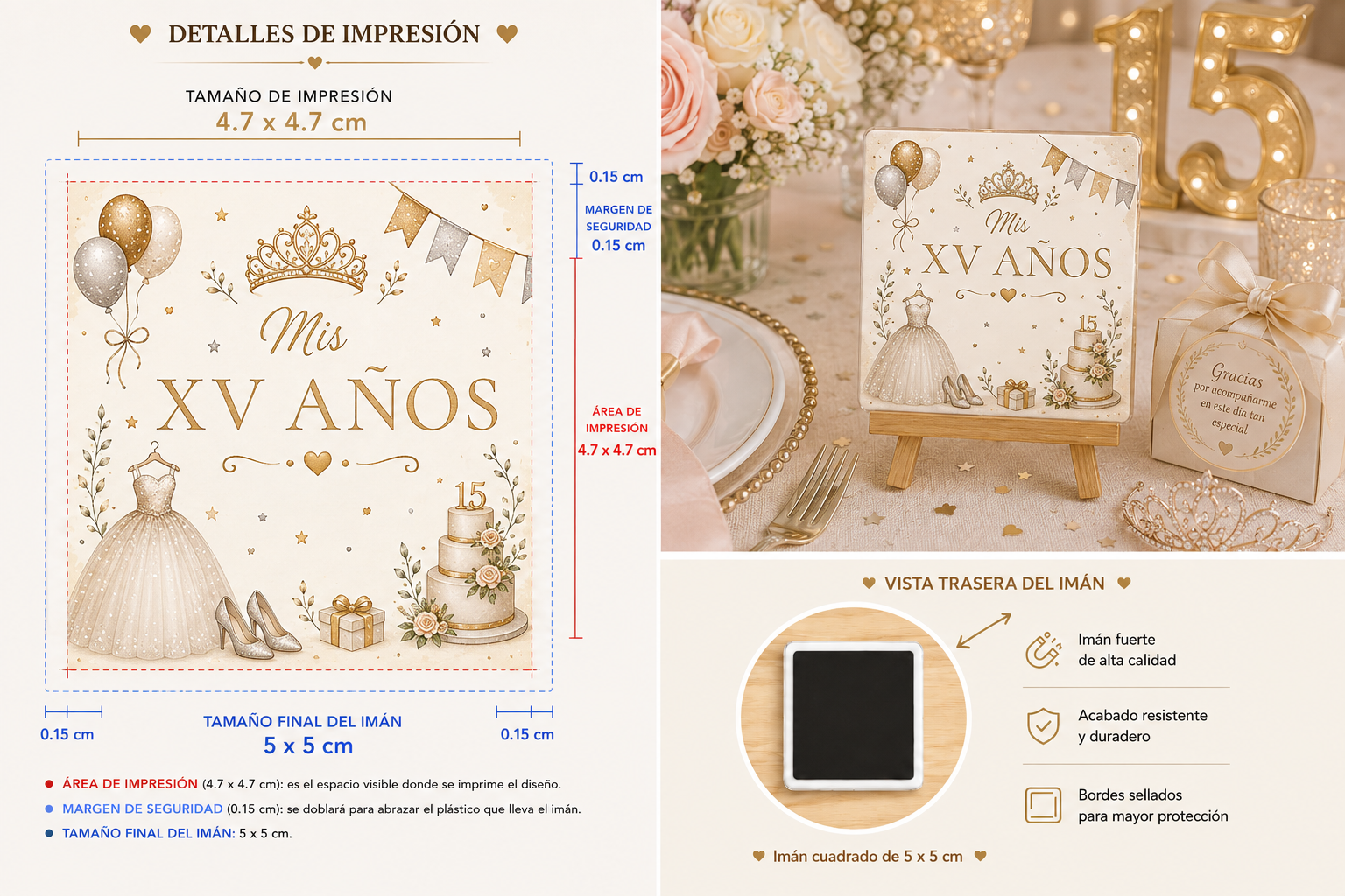 Ms XV años – Personaliza nombre y fecha