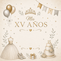 Ms XV años – Personaliza nombre y fecha